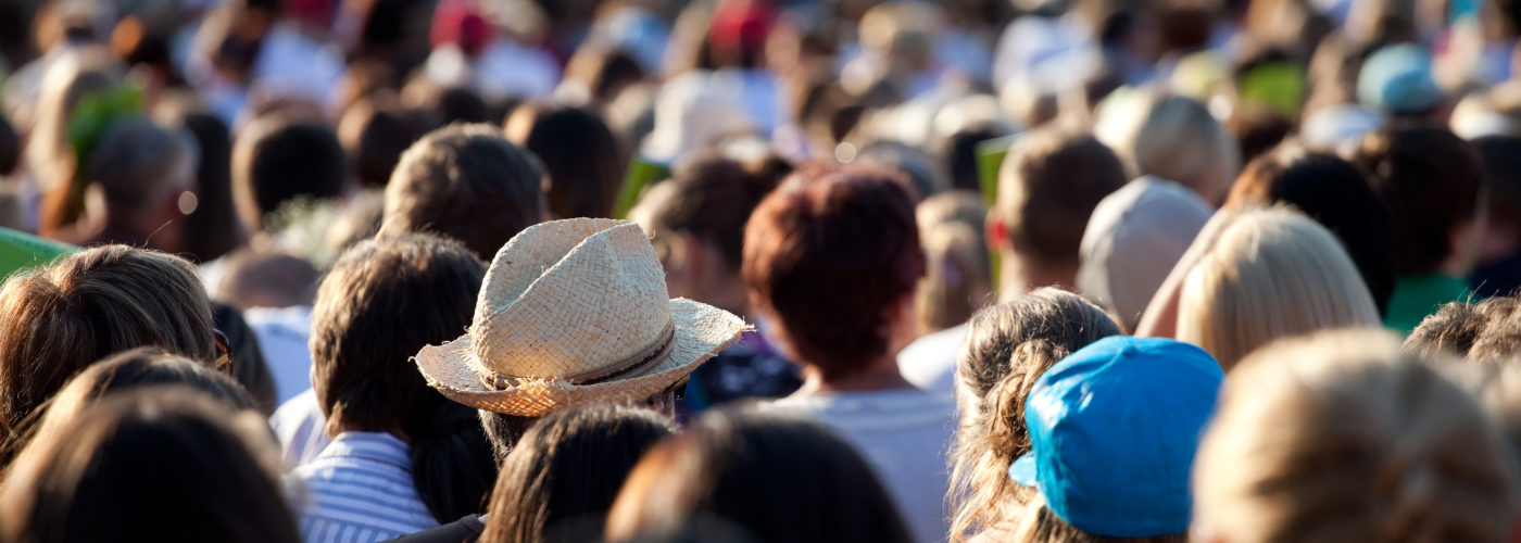 Large crowd of people