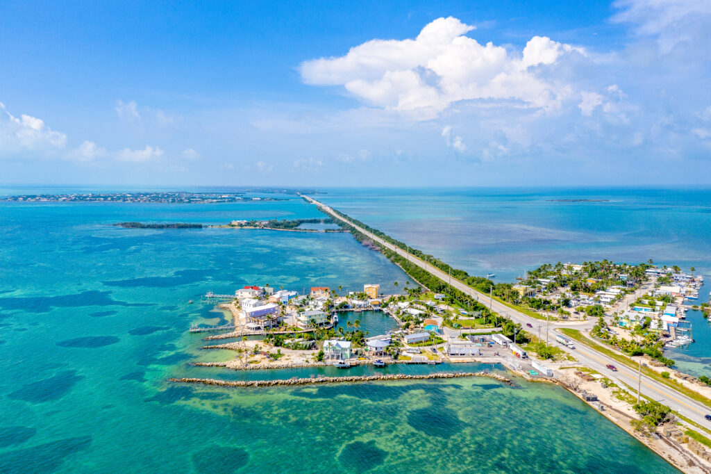 Key West road, Florida, USA