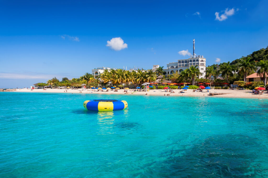 Beach in Montego Bay, Jamaica