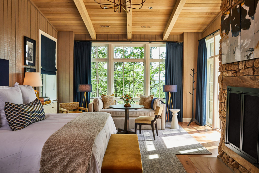 Bedroom at Blackberry Farm in Walland, Tennessee