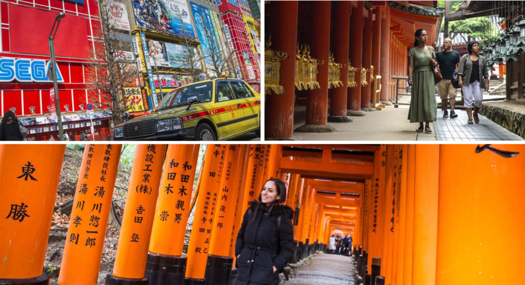 Tourists exploring several stop on the G Adventures Speed Trains & Street Food Tour