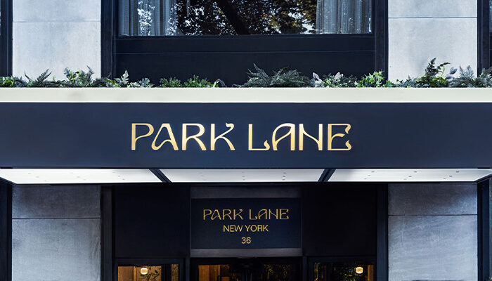 Exterior front entrance of Park Lane New York in New York City, New York, United States