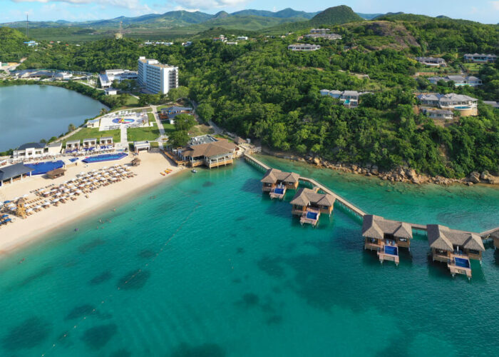 Aerial view of the Royalton Antigua in Antigua